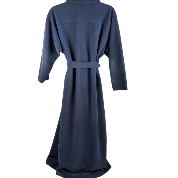 Vanity Fair vintage gray plush long robe MP - Picture 2 of 6